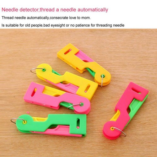 1Pcs Automatic Needle Threader Thread Guide Elderly 2024 Use Sewing Tool U4O7 - Picture 4 of 12
