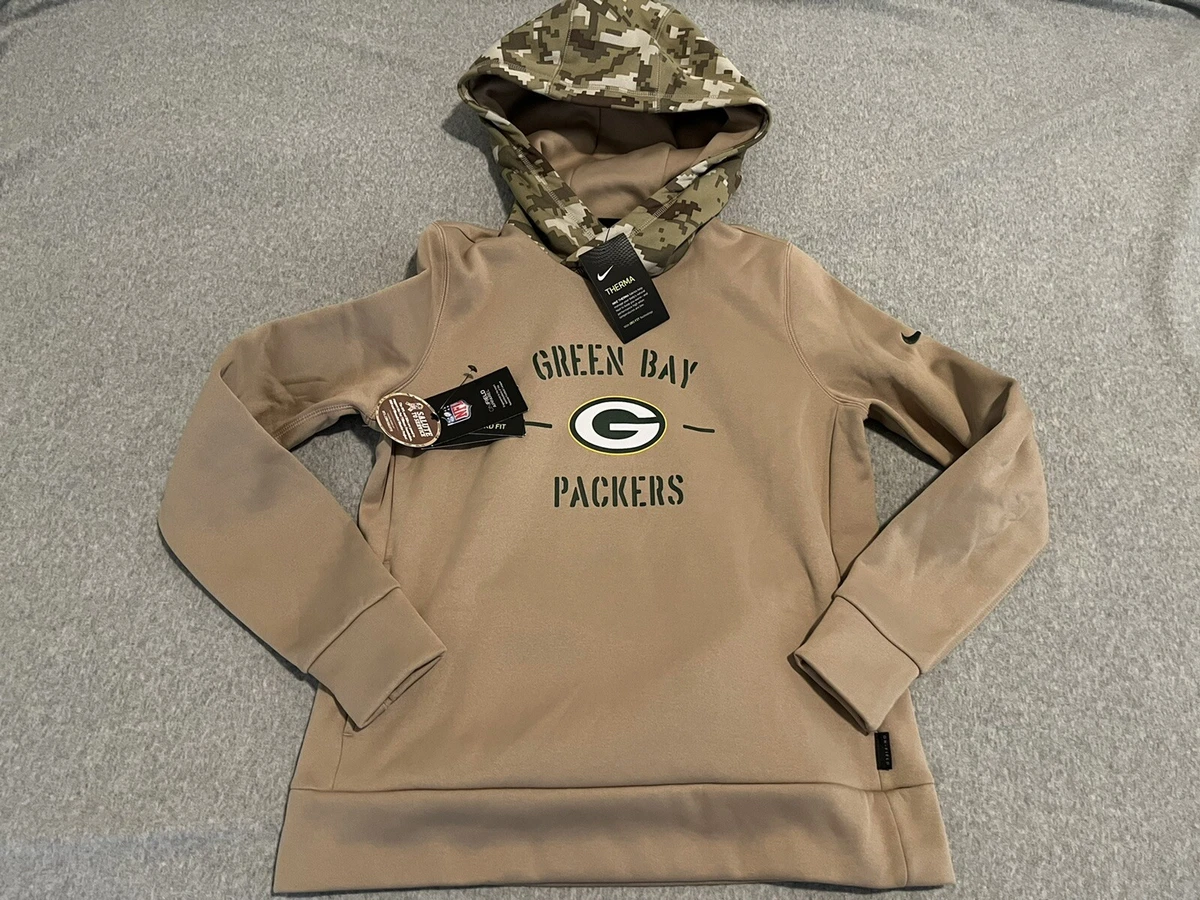 NWT Nike Green Bay Packers Salute to Service Hoodie Sweater Women's Medium