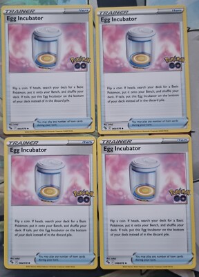 Pokemon Karte Ei Brutkasten 066/078 Pokemon Go PlaySet ×4 Karten Trainer Artikel