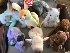 TY: Assorted Animals Collection 1. 7 species. 6 with tags.