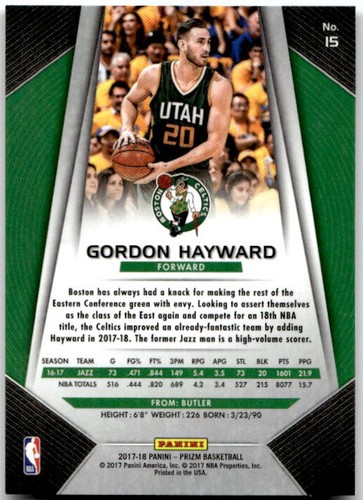 2017-18 Panini Prizm Basketball Pick Your Card Finish Your Set NBA (#1-300) - Picture 21 of 183