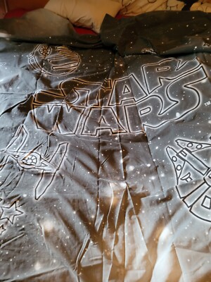 Wende Bettwäsche, Kingsize, 200 X 200, 2 x Kopfkissen, Starwars , Star Wars