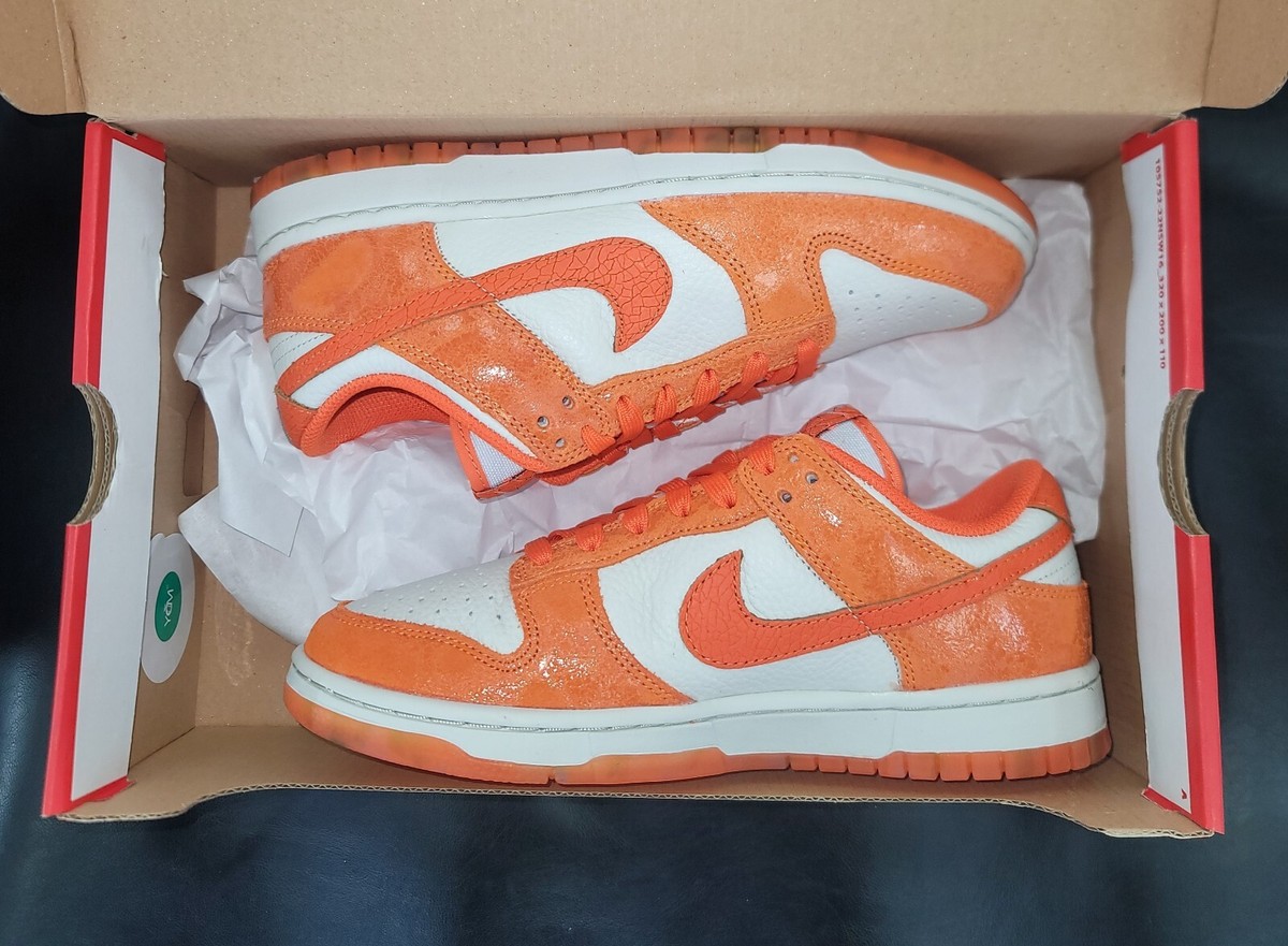 Size 6 - Nike Dunk Low Cracked Orange W for sale online | eBay