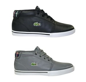 Lacoste Ampthill Lup Spm Noir/Gris Chaussures Gris/Noir Sélection de la  Taille | eBay
