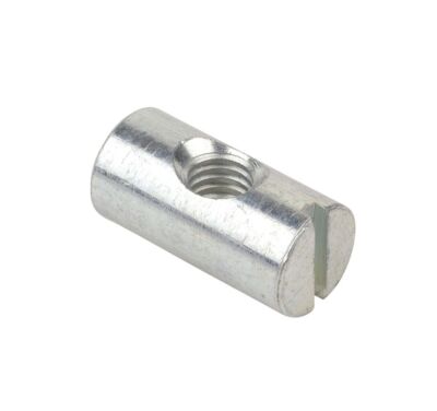 M6x20mm LAUFMUTTERN KREUZDÜBEL MITTELGEWINDE MÖBELBETT BETT VERBINDUNGSMUTTER