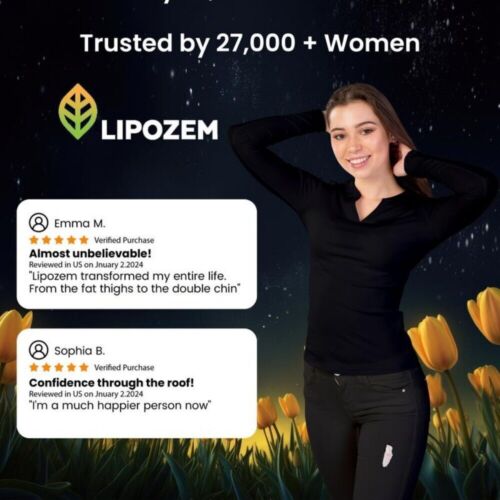 Lipozem Weight Loss Diet Pills, Lipozene Tablets Reviews (60 Capsules) - Picture 6 of 6