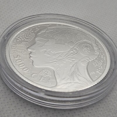 限定発行☆世界初のAIデザインコイン☆1oz 銀貨 チャド 2023 レア 限定発行☆世界初のAIデザインコイン☆1oz 銀貨 チャド 2023