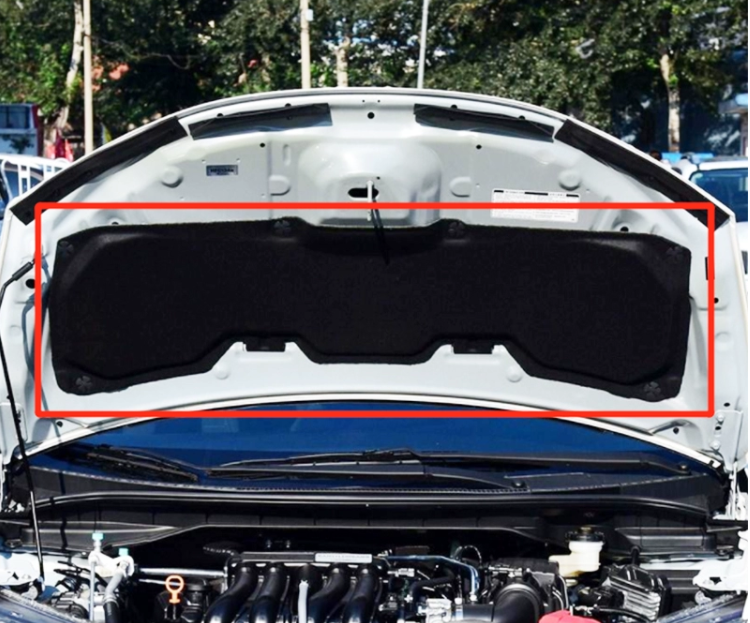 Front Hood Engine Sound Pad, Compatible For Toyota Corolla E210 Sports Swace 2019 2020 2021 2022 2023 2024 Soundproofing Mat Car Accessories(PET - View #10