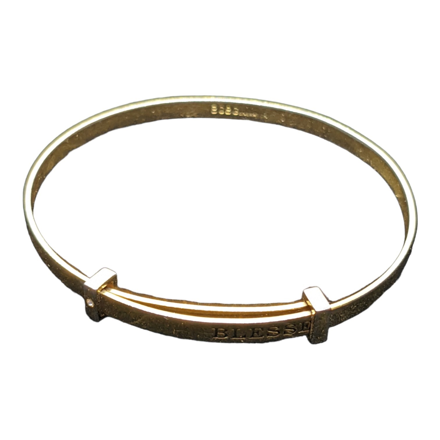 BCBGeneration Gold Tone Adjustable Bangle Bracele… - image 1