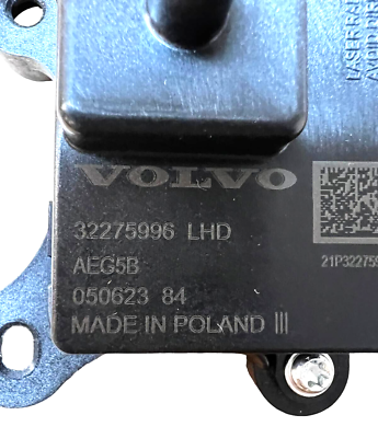 2023 VOLVO XC-40 CLIMATE PARTICULATE MATTER SENSOR 32275996 2023 VOLVO XC-40 CLIMATE PARTICULATE MATTER SENSOR 32275996