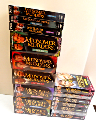 MIDSOMER MURDERS 16 SETS - 1-14, 16, 19 - 67 DVD'S - EXCELLENT