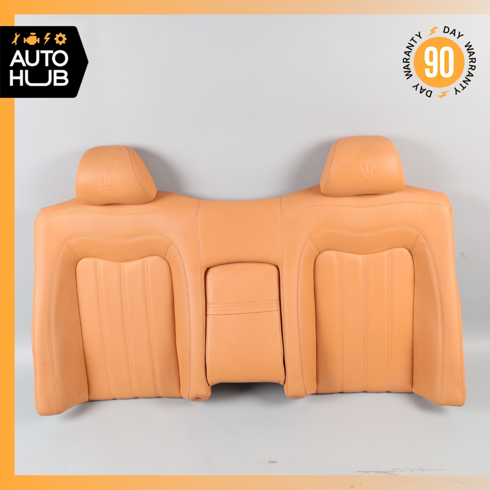 08-12 Maserati GranTurismo M145 Rear Upper Top Seat Cushion Cuoio OEM 61k