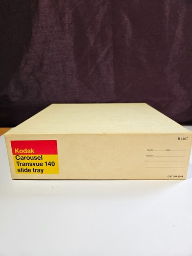 Kodak Carousel Transvue 140 Slide Tray B 140T in Original Box LNC - Picture 6 of 6