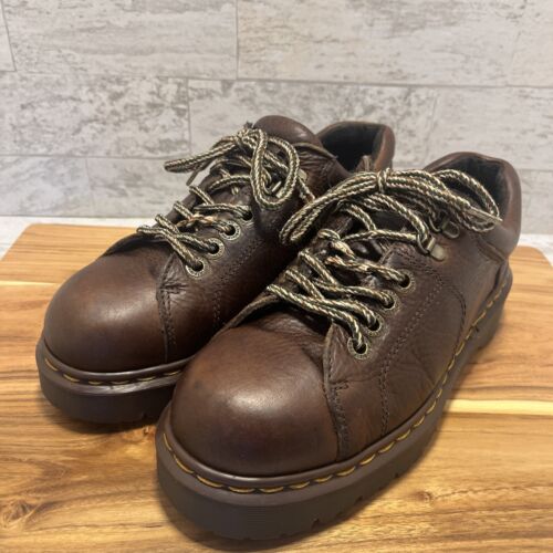Vintage 90's Dr. Martens 8312 Brown Leather Shoes… - image 1
