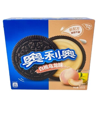 Oreo Peach & Oolong Tea Sandwich Cookies (388g) Sweet Flavor Asia Snacks Biscuit