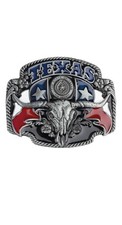 Longhorn Bull Belt Buckle for Men Western Rodeo Texas Cowboy Hebillas Vaqueras