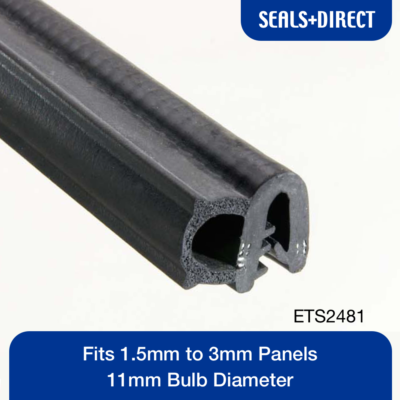 Clip On Edge Verkleidung ETS2481 Dichtung - Passt 1,5 Mm-3 Mm Paneele