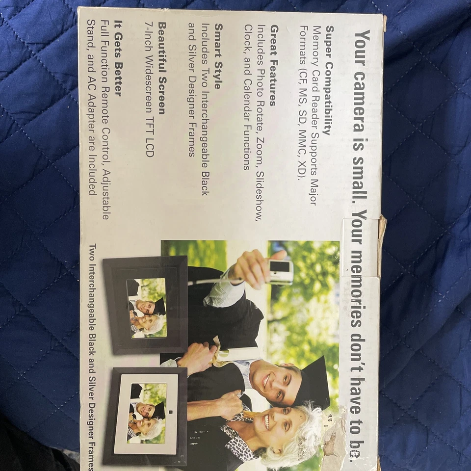 Starlight 7 Digital Photo Frame TFT LCD 16-9 JPEG, SD, XD, MMC, Remote Control - Image 2 of 4