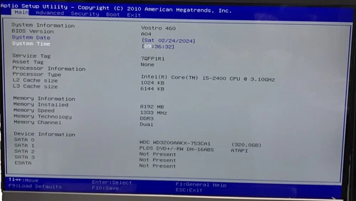 Dell Vostro 460 Desktop i5-2400 8GB RAm 320 Gb HDD Win 10 Pro W940 - Picture 3 of 18