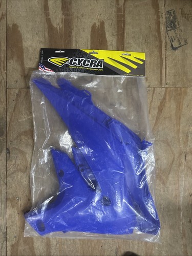 Cycra Powerflow Intake Radiator Shrouds Blue 1CYC-1784-62 - Picture 1 of 3