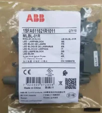 1pcs ABB push button switch lampholder MLBL-01R 24VAC/DC US Free TAX