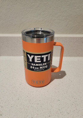 Yeti Rambler 24 oz Mug with Magslider Lid Coral Limited Edition