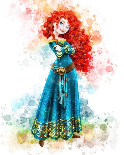 Poster Principesse Disney Ragazze Camera da Letto Wall Art Poster Bambini Stampa A4 A3 A2 - Foto 11 di 15
