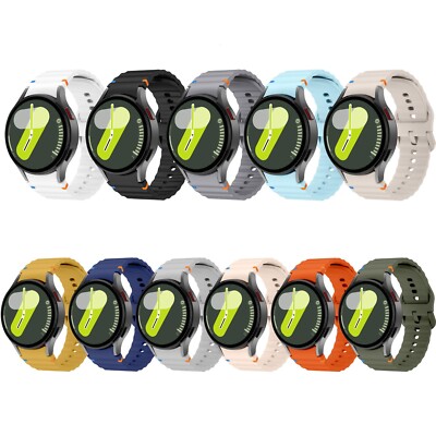 Sport Silicone Watch Band Strap For Samsung Galaxy Watch 4 5 6 7 40mm 44mm 45mm
