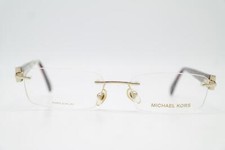 Glasses MICHAEL KORS MK479 Gold Burgundy Rimless Eyeglasses Frame New