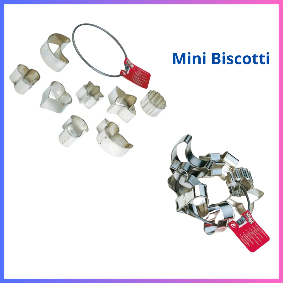 Taglia biscotti tagliabiscotti tagliapasta stampi dolci attrezzi pasticceria - Immagine 3 di 4