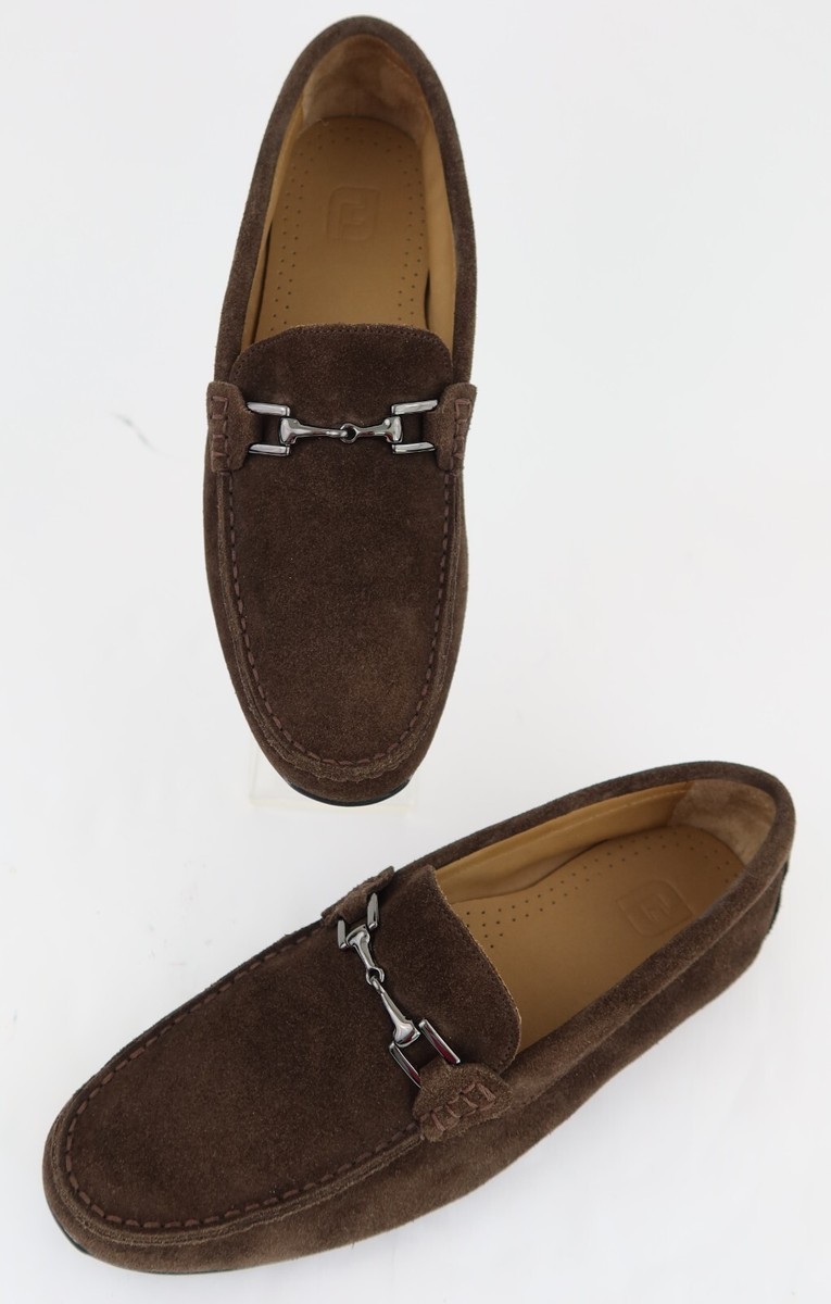 FOOTJOY Club Casuals Suede Loafer Shoes Chocolate 79063 Mens 13 FootJoy Club Casuals Suede Loafer Shoes Chocolate 79063  main image 4