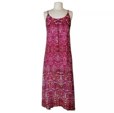 SHOW ME YOUR MUMU Turlington Maxi Dress in Pomegranate Punch Womens Small
