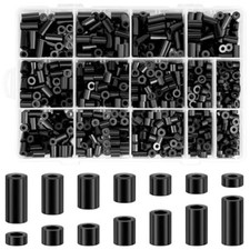 1000 Pcs Electrical Outlet Screw Spacers Nylon Round Spacer Assortment Kit