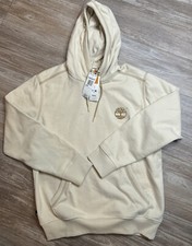 NWT Timberland Men's Contrast Stitch Logo Hoodie TB0A6VEA Size med Boot Lace