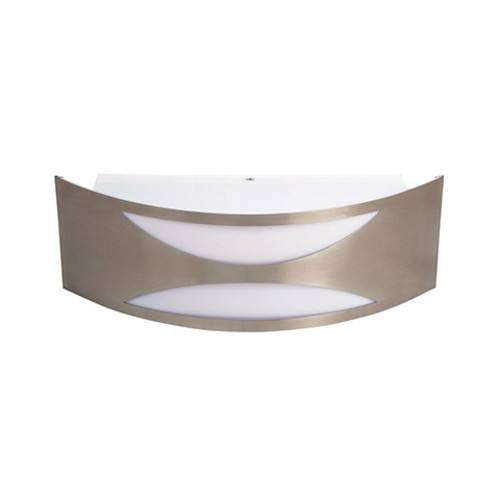 Applique Mango-3 inox étanche E27 75W à diffusion lumineuse large - 2