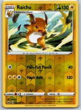 Raichu 066/202 Reverse Holo SWSH01: Sword & Shield Base Set NM