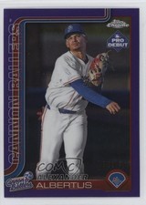 2025 Topps Pro Debut Chrome Purple Refractor /125 Alexander Albertus 0qm1