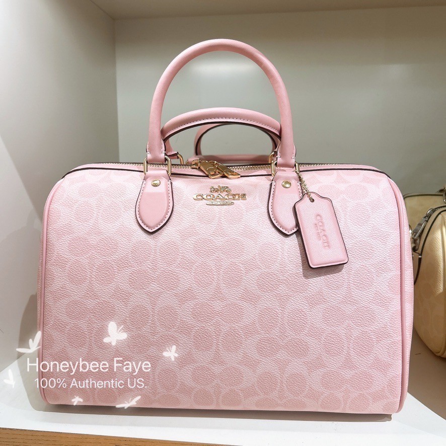 NWT Coach Rowan Large Satchel Bag In Signature Canvas CAO77