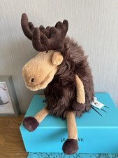Jellycat Merrick Moose BNWT Displayed Only New With Tags Rare & Retired New