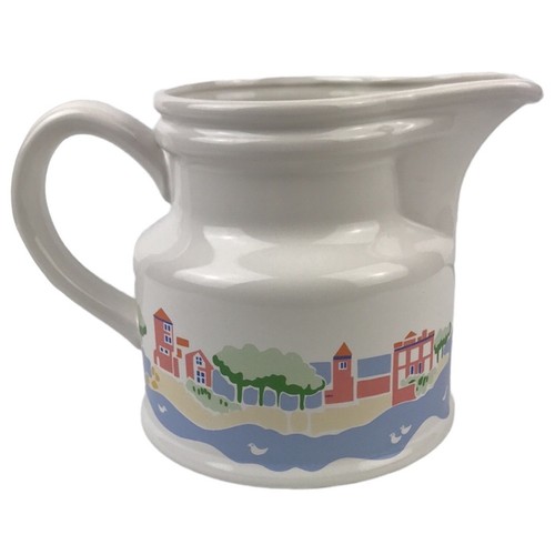 Vtg Paul Bocuse French Country Small Pitcher 32oz Stoneware 1987 Robinson Design - Picture 4 of 14