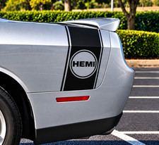 Vinyl Graphic Decals Side Fitscompatible Dodge Challenger Hemi Stripes 08-13