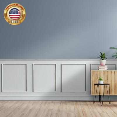 3 Set Accent Wall Molding Kit Premade Wainscoting Panels Wall Molding Peel and S