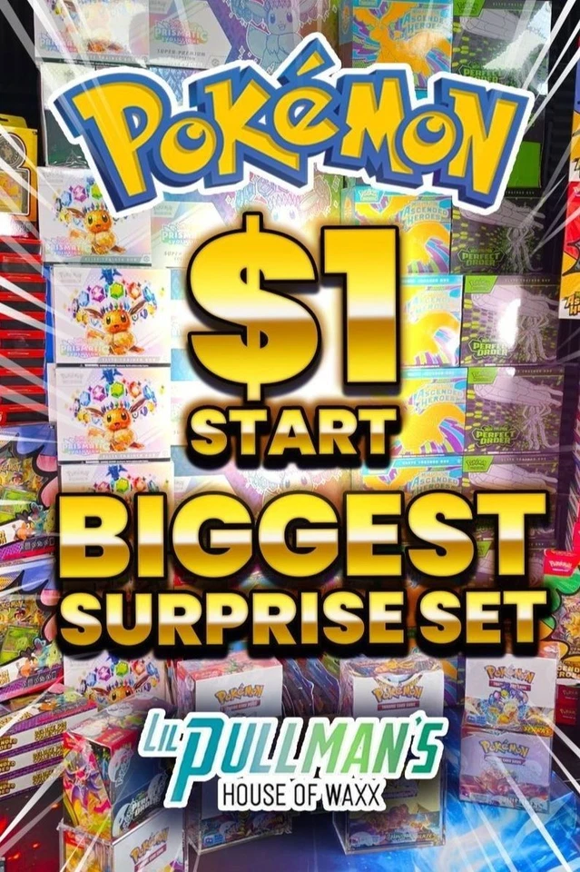 ⭐ BIGGEST $1 START POKEMON SURPRISE SET ⭐ w/ ANNA & HOWCHII