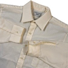 Vintage 70s Arrow Kent Collection White Shirt 1970s True Vintage 16.5 35