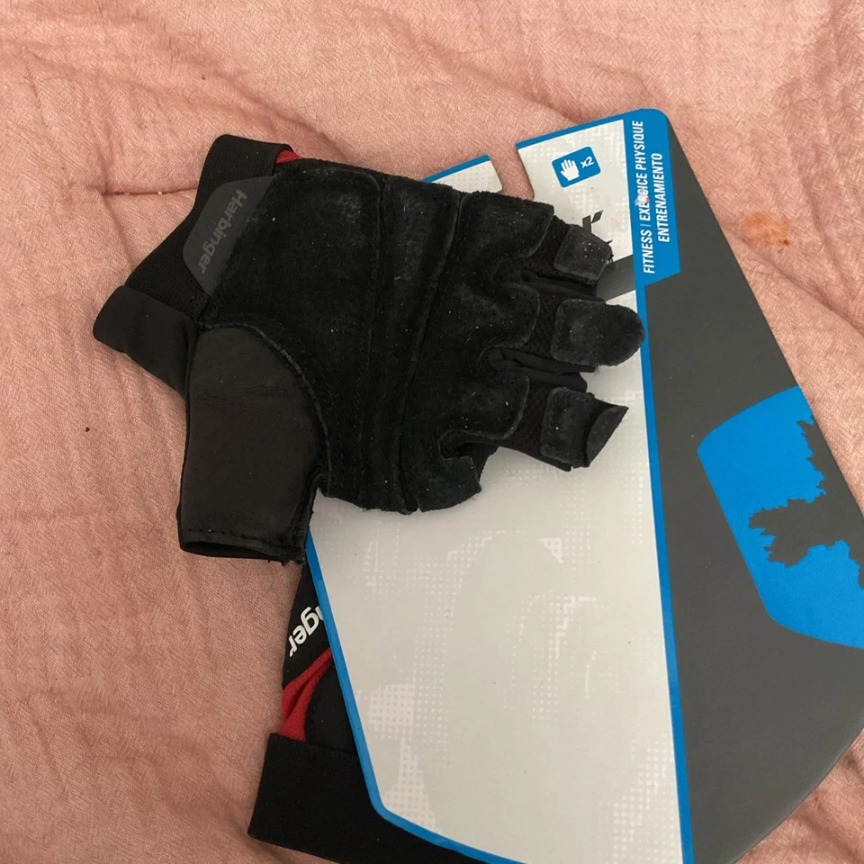 HARBINGER ' FLEXFIT GLOVES ' RED/BLACK 'Medium ' 2 GLOVES 10539 New - Image 3 of 3