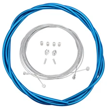 Bicycle Brake Cable Kit  for Drop Bar Road - CLEAR BLUE