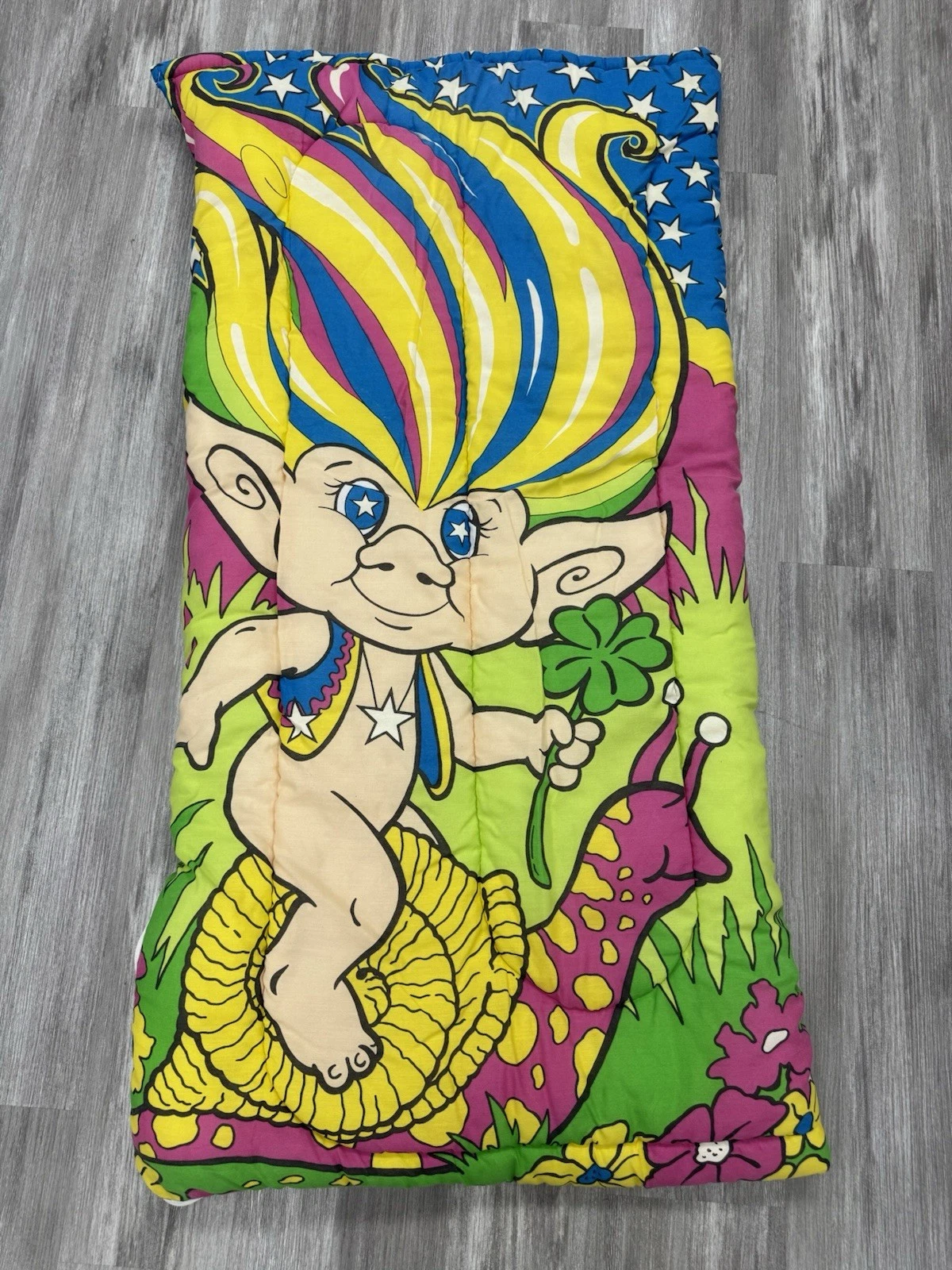 Coleman Psychedelic Trolls Vintage Sleeping Bag