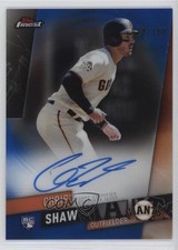 2019 Topps Finest Auto Blue Refractor 39/150 Chris Shaw #FA-CS Auto 0b0