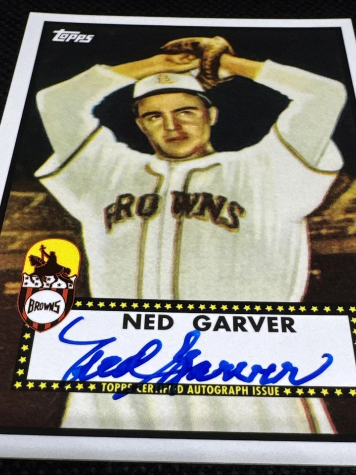 2011 Topps Lineage Перепечатка Автографов Нед Гарвер #RA-NG Сент-Луис Браунс - Изображение 2 из 4