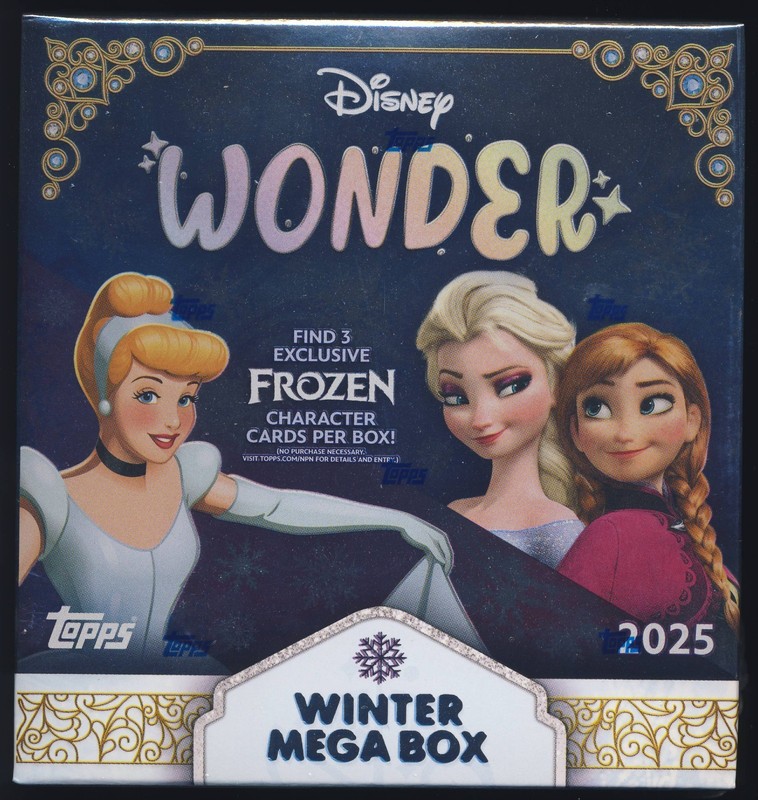 2025 Disney Topps Wonder Winter Holiday Factory Sealed Mega Box Auto? Sketch?